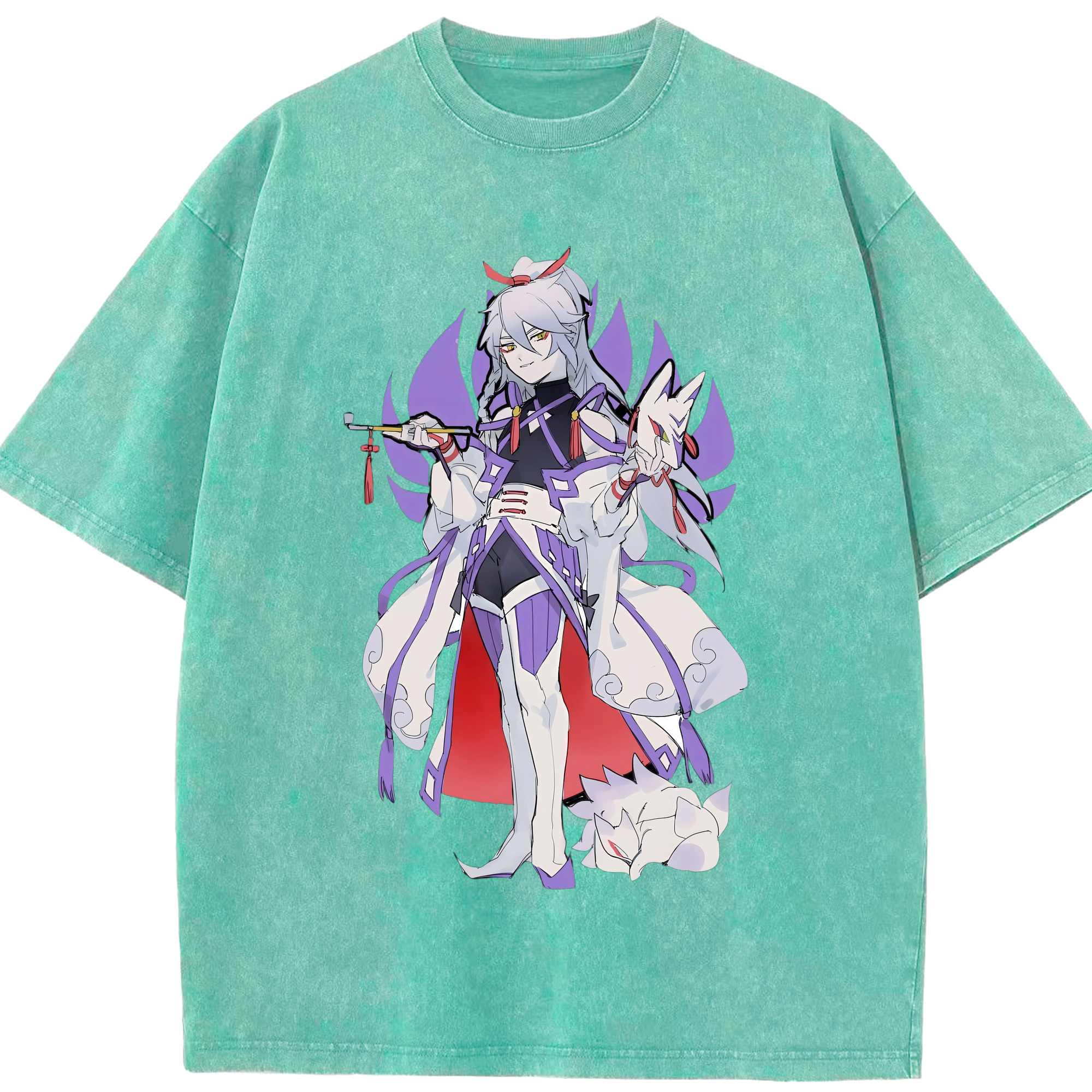 （画像用） 妖怪ウォッチ Yo-kai Watch 綿100% ヴィンテージ風 半袖Tシャツ（フロントプリント）